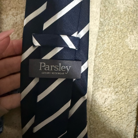 Stylish Men's Tie Set - Black, Blue, Navy, Yellow - Picture 5 of 6